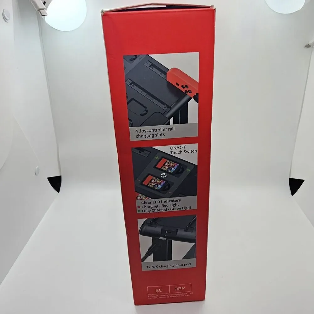 Nintendo Switch Games Station with a controller charger Kytok Brand